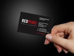 Red Paris Business Card