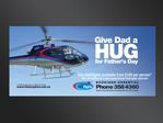 Garden City Helicopters Fathers Day Advertisement