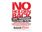 Blackwells Holden Sales Promotion