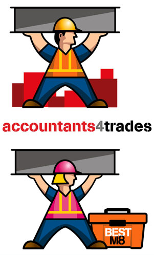 Accountants4trades - dual brand identities