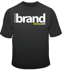 our new brandsharp tshirt will soon be available